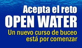 Acepta el reto Open Water. Un nuevo curso de buceo esta por comenzar